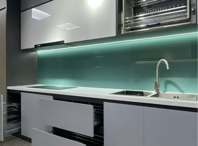 Tủ bếp gỗ MDF chữ I