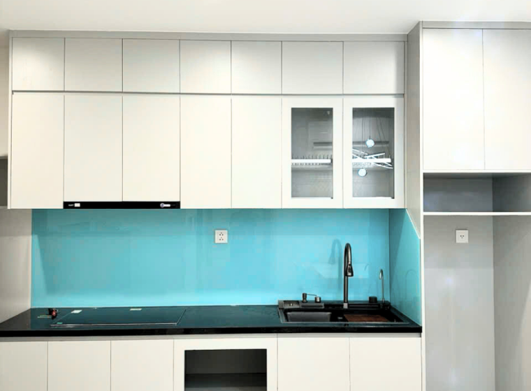 Tủ bếp gỗ MDF hiện đại MD001