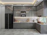 Mẫu thiết kế nội thất phòng bếp đẹp cho căn hộ chung cư