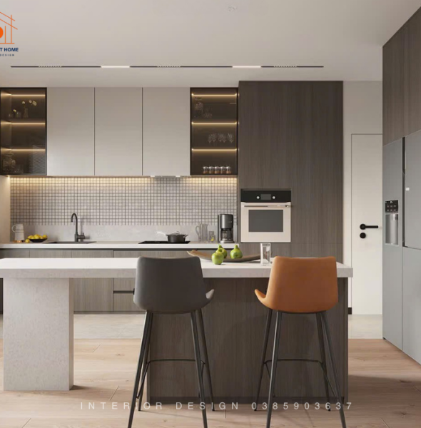 Tủ bếp gỗ MDF