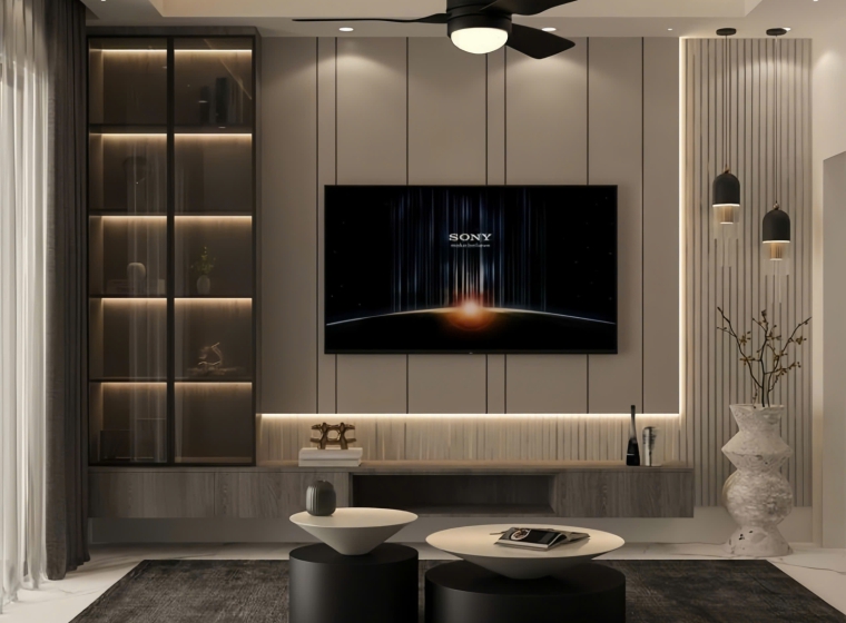 Phòng khách chung cư PK01 - Không gian hiện đại, tinh tế