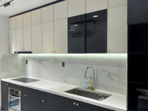 Thi công nội thất trọn gói quận 9 khu vực tủ bếp